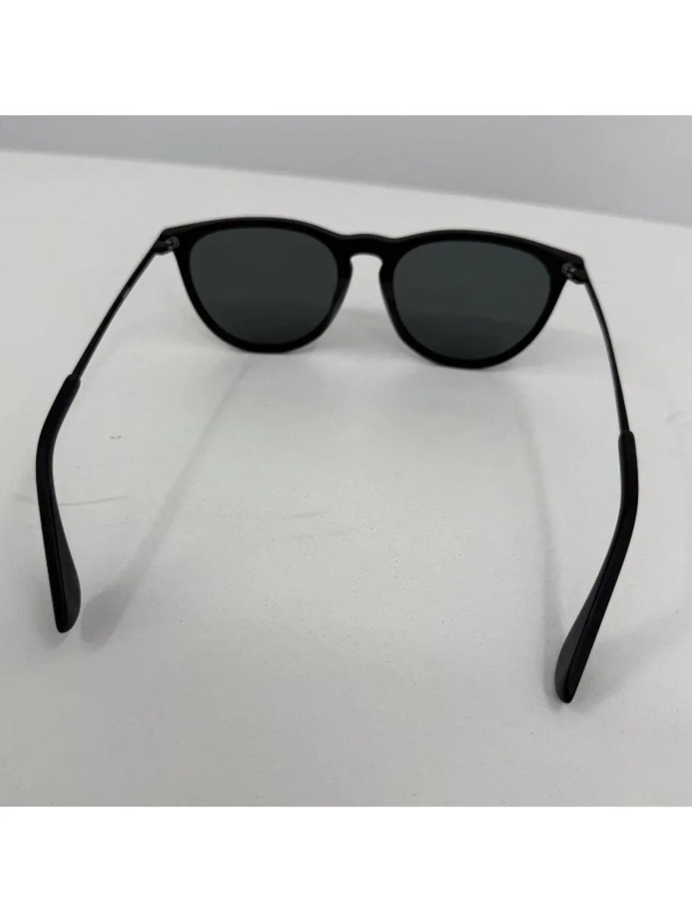 Quince Emily Round Polarized Acetate Sunglasses in Black with Grey Lens - NEW